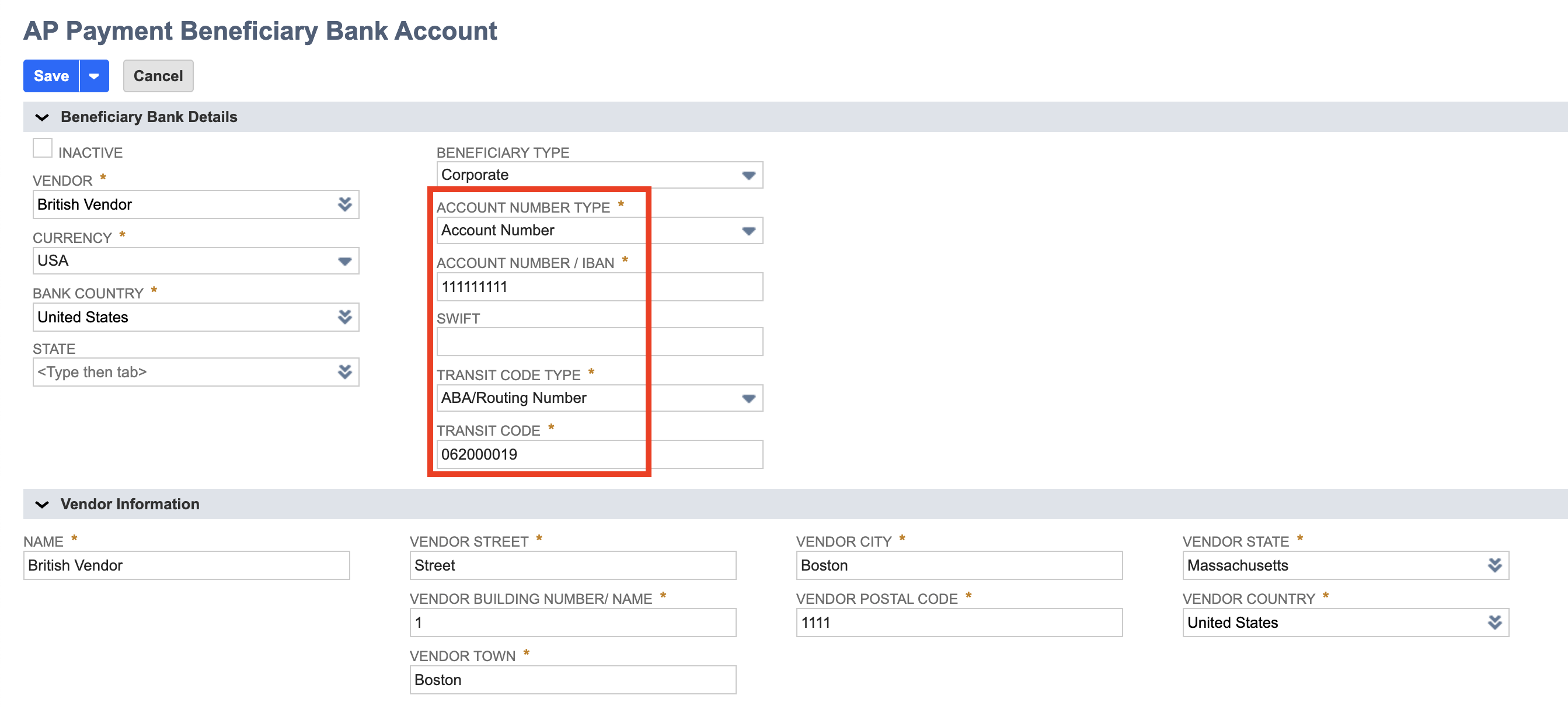 Set up Beneficiary Bank Accounts – ZoneCapture Knowledge Base